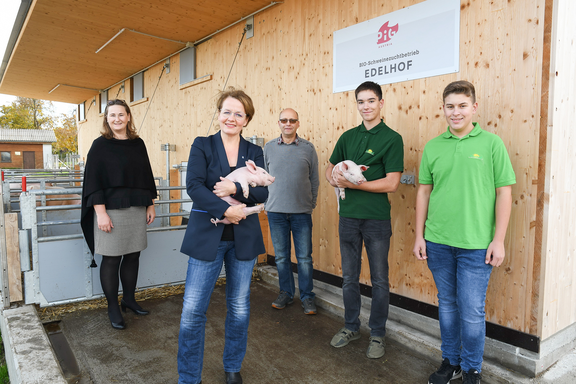 Neuer Bio-Schweinestall an der Fachschule Edelhof gut angelaufen