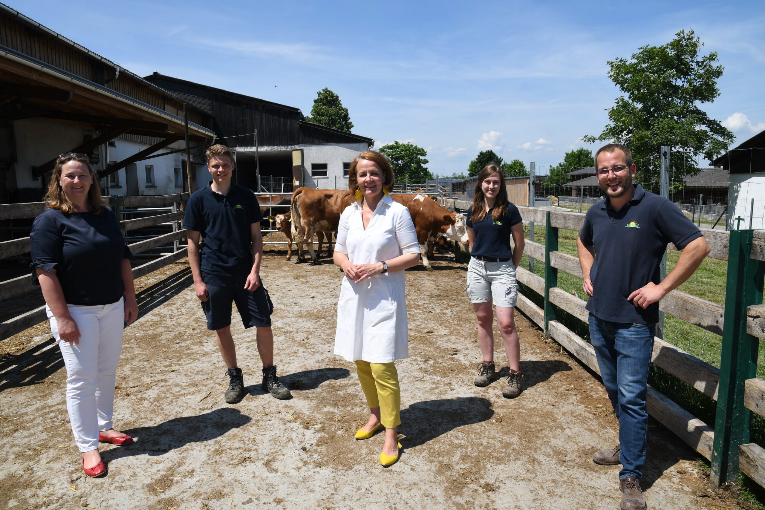 Tiergerechte Kälberaufzucht mit Ammenkühen an Fachschule Edelhof