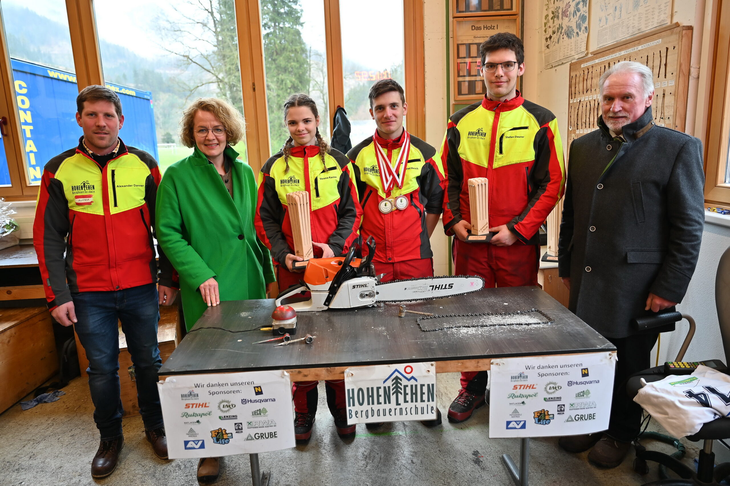 Bergbauernschule Hohenlehen ist Vize-Staatsmeister der Waldarbeit