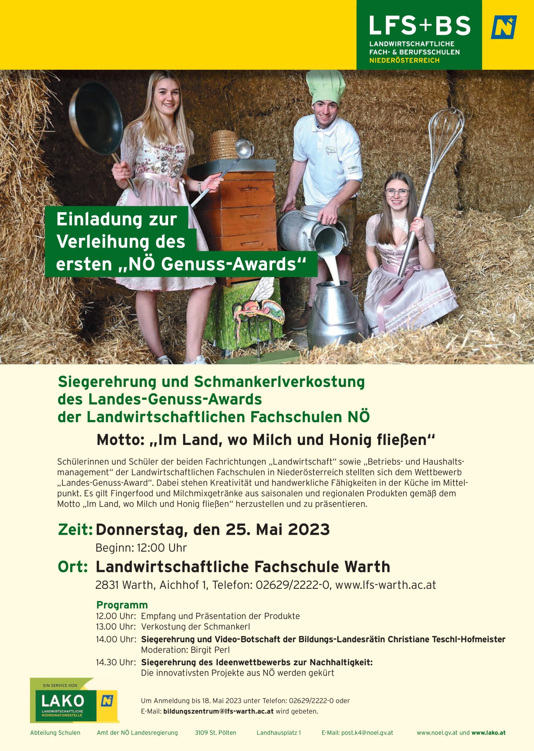 LAKO_Genussaward_Einladung_18.4.2023_E-MAIL