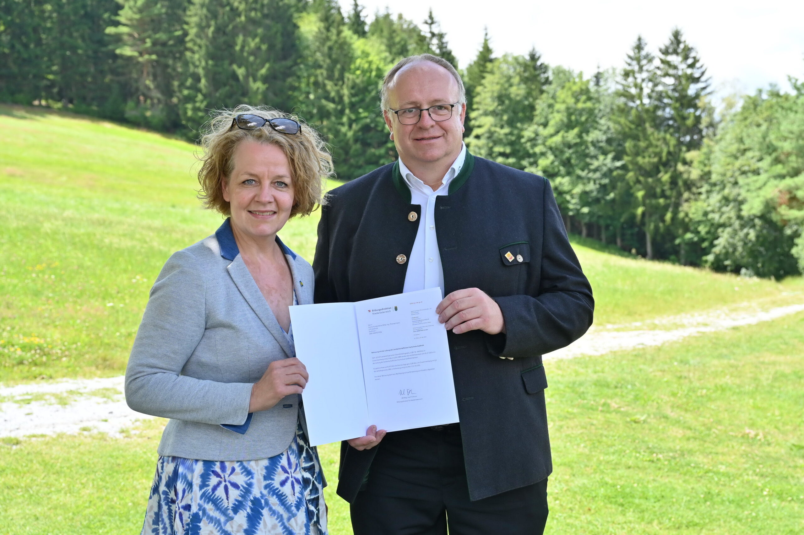 Thomas Krenn als neuer Direktor der Fachschule Gießhübl betraut