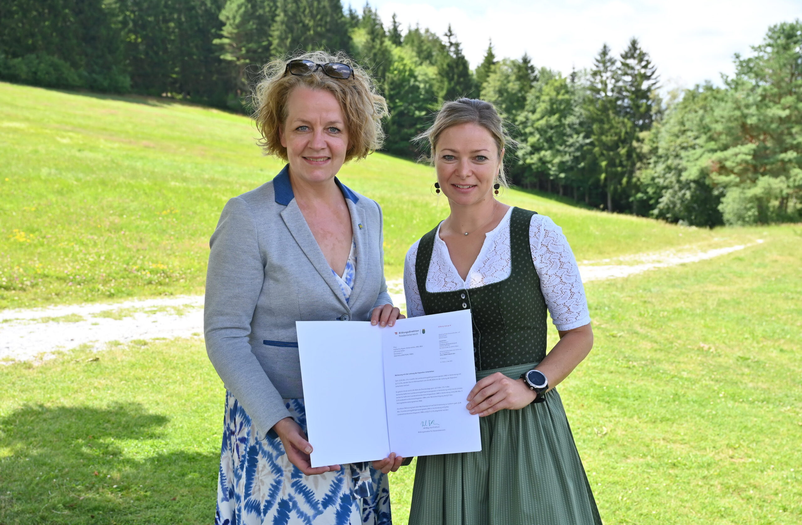 Fachschule Unterleiten: Katharina Aigner-Hinterreither zur neuen Direktorin bestellt