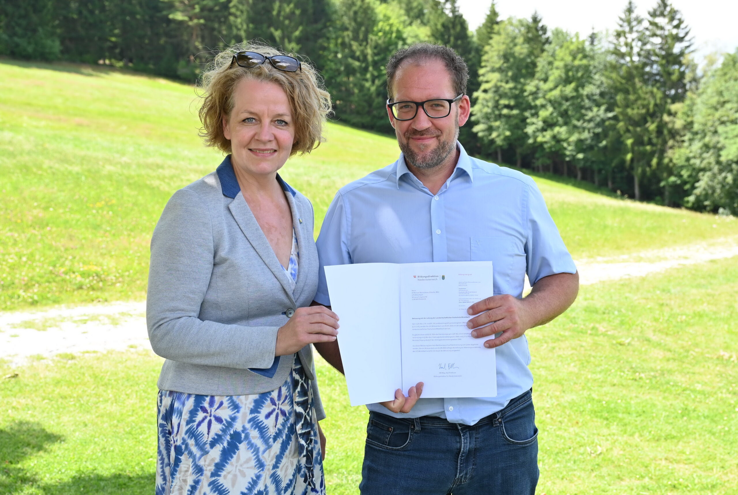 Michael Bernscherer als neuer Leiter der Fachschule Mistelbach betraut