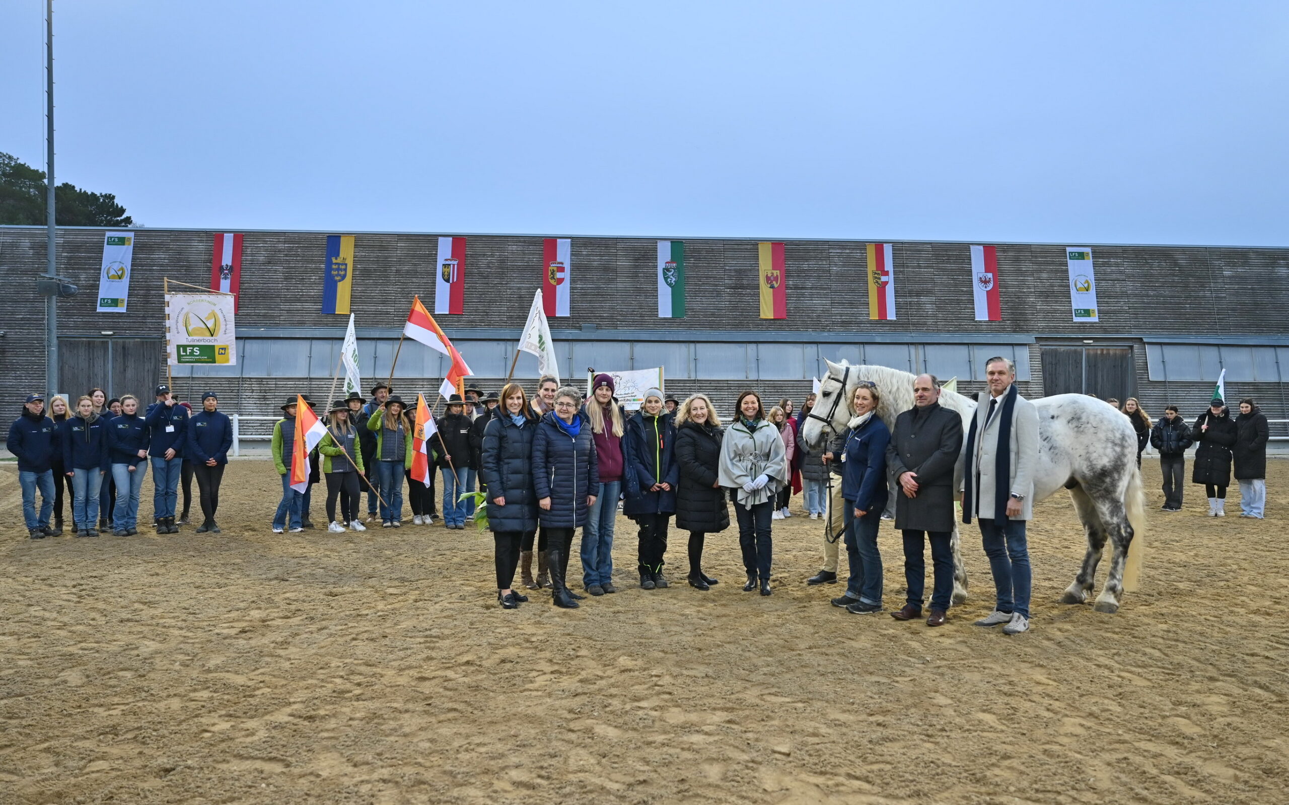 Eröffnung der bundesweiten Pferdewirtschafts-Trophy an der Fachschule Tullnerbach