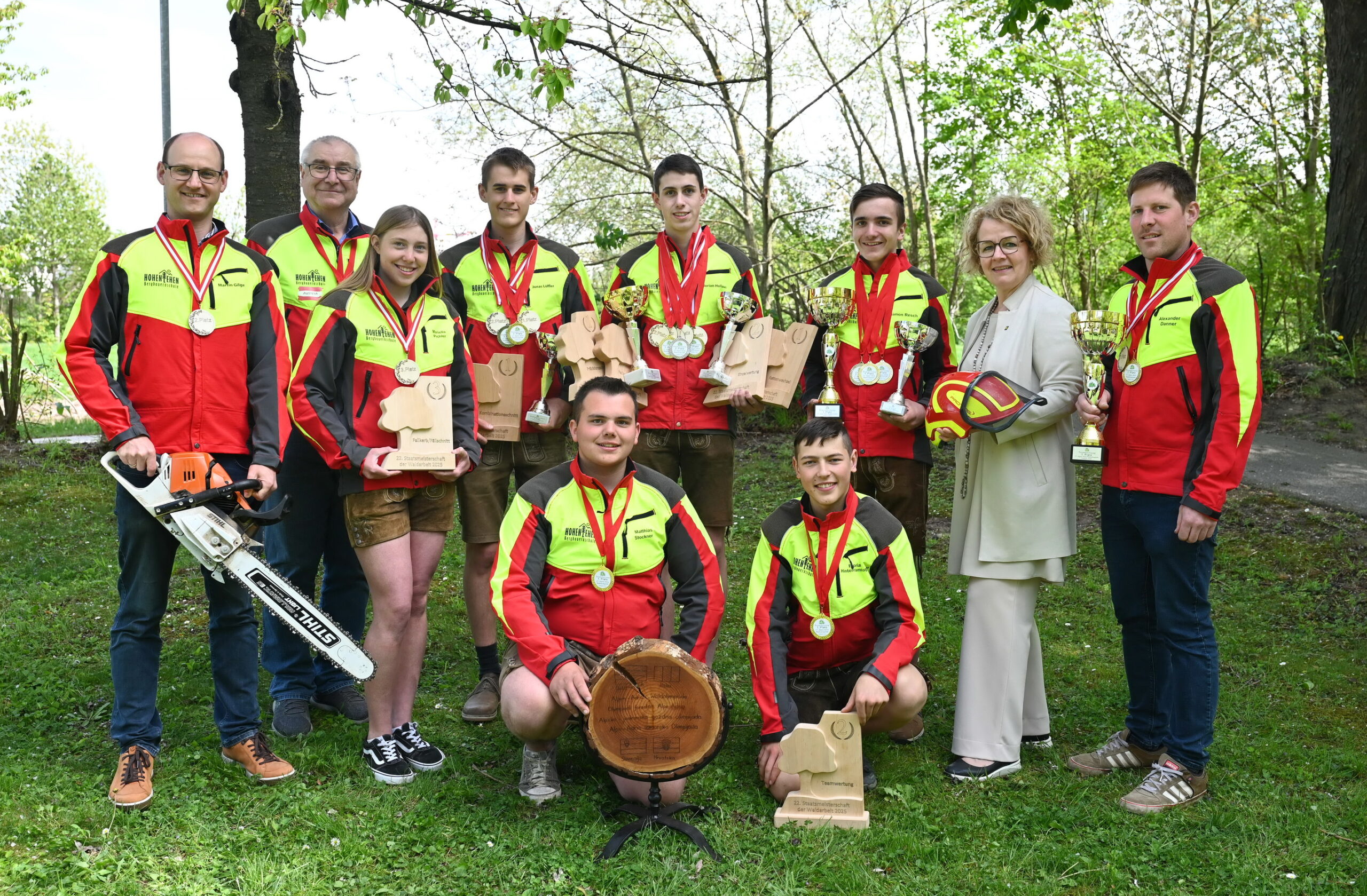 Bergbauernschule Hohenlehen siegt bei Alpe-Adria-Waldolympiade