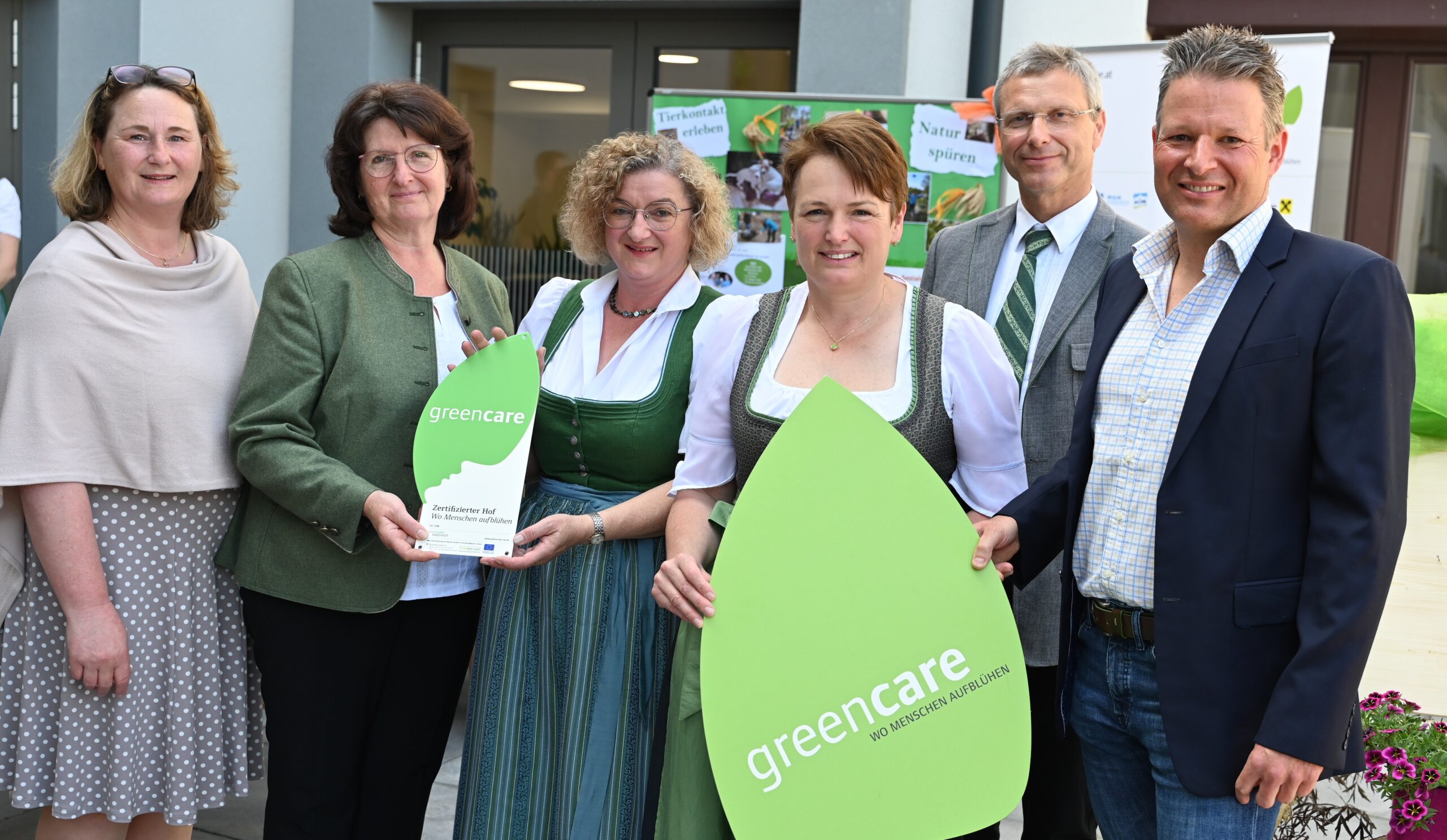 Green Care-Hoftafel für die Fachschule Edelhof