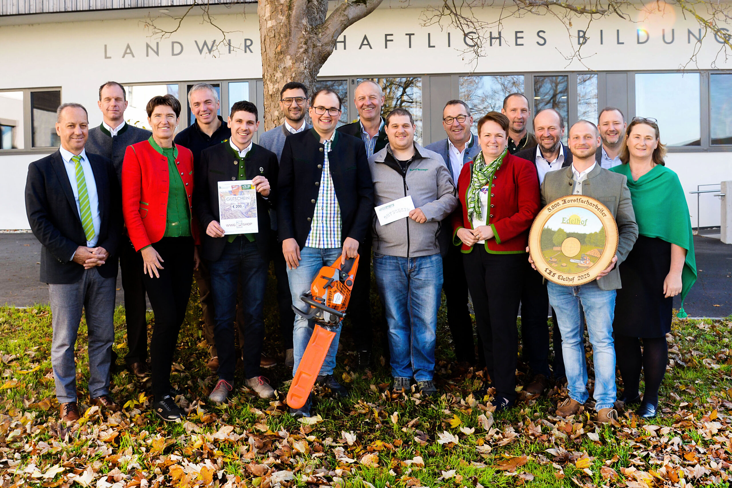 Bereits 3.000 Forstfacharbeiter an der LFS Edelhof ausgebildet