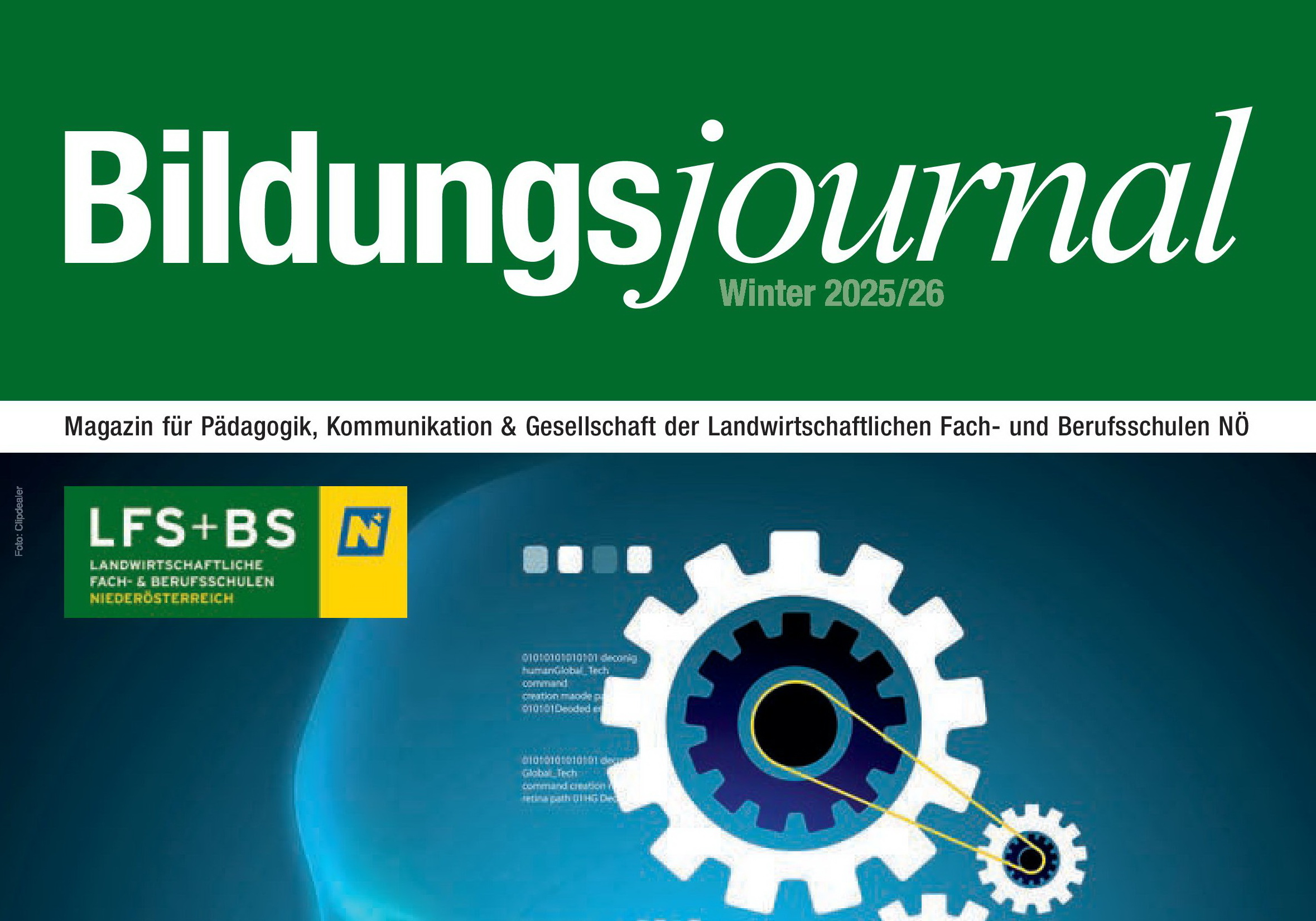 Die Winterausgabe 2025/26 des Bildungsjournals ist erschienen