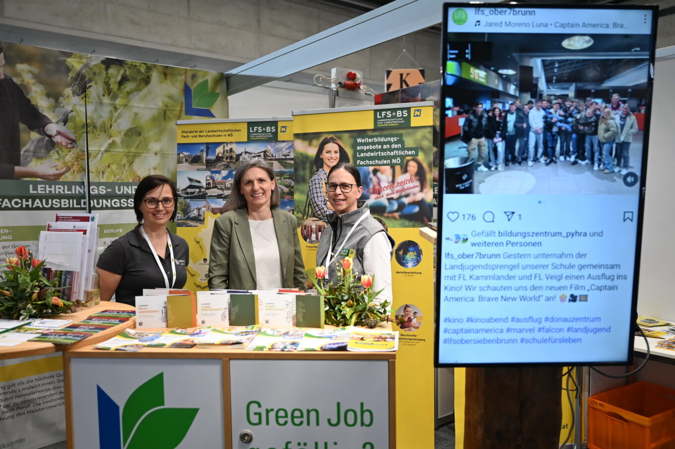 Messestand bei Bildungsmesse BeSt in Wien