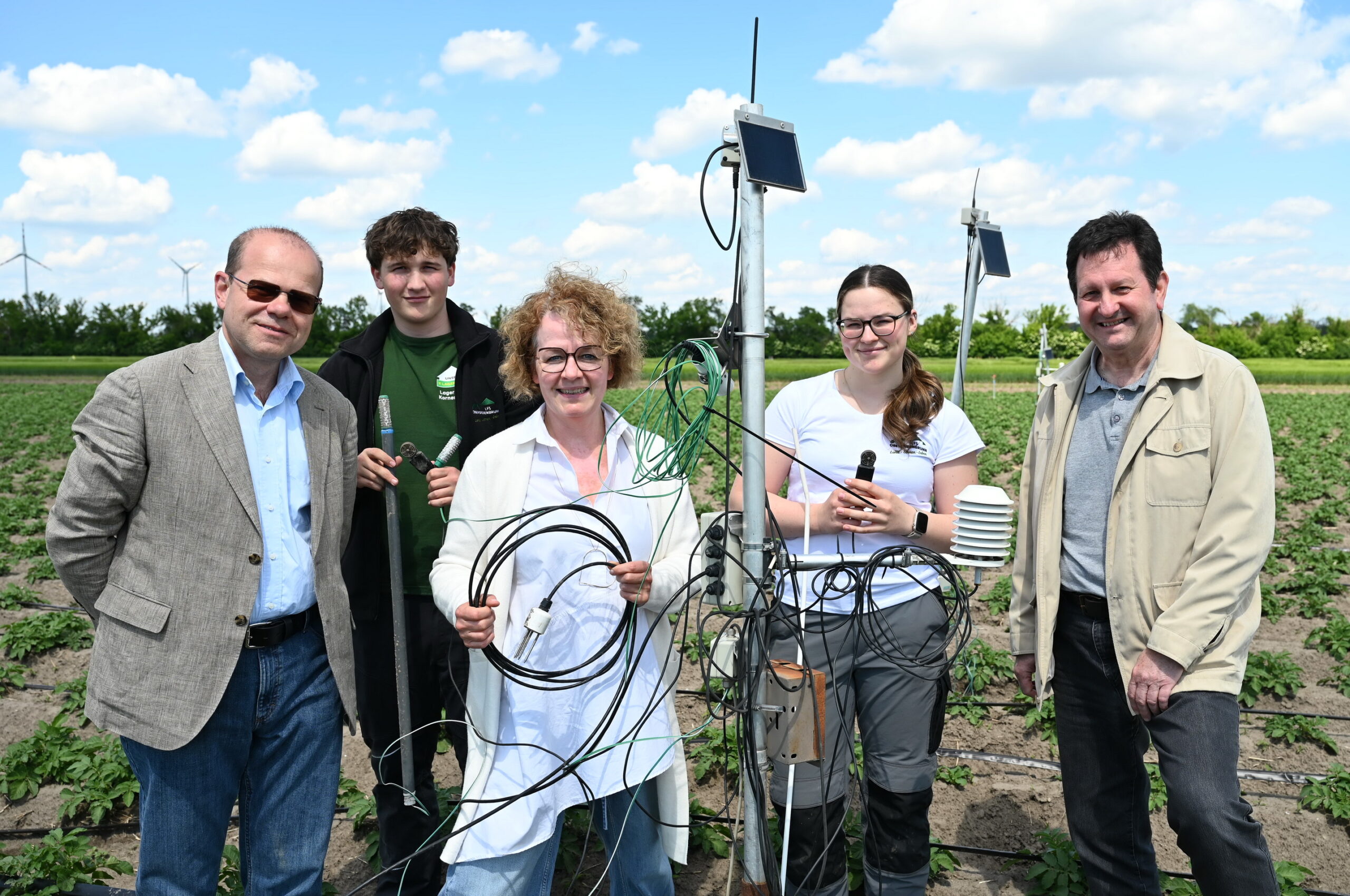 Fachschule Obersiebenbrunn: Forschung zur klimafitten Landwirtschaft durch effizientes Bewässerungsmanagement