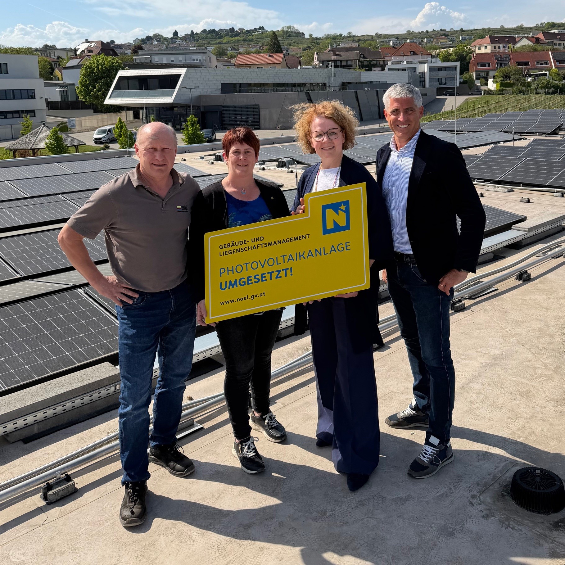 Neue Photovoltaik-Anlage an Weinbauschule Krems in Betrieb