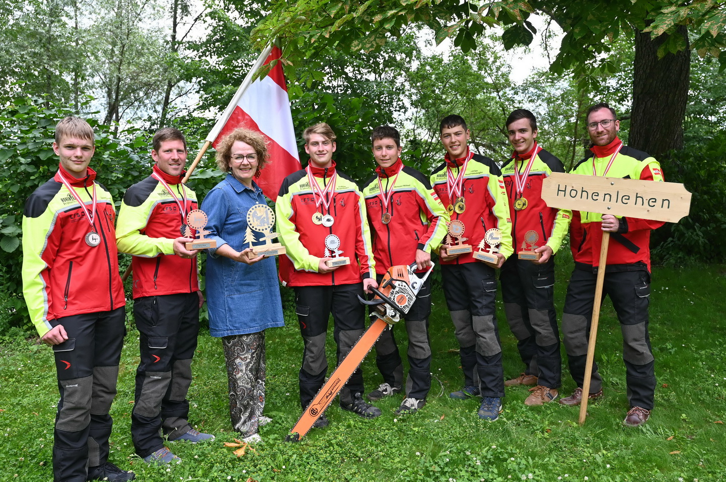 Wald-Europameisterschaft: Doppelter Europameister-Titel für die Bergbauernschule Hohenlehen